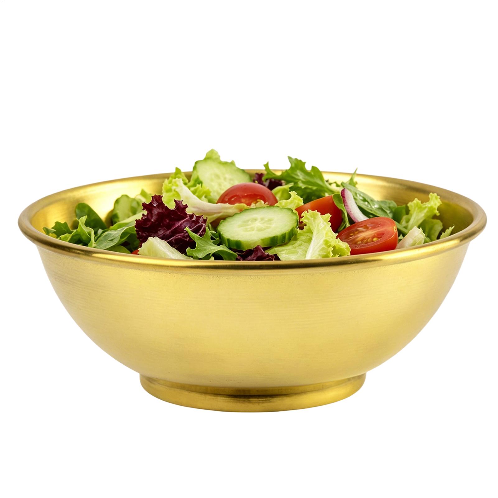 Home Cooking Chef - Grand saladier en cuivre pour mélanger,