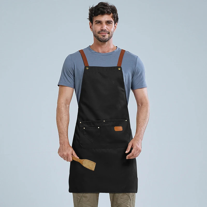 Home Cooking Chef - Tablier de cuisine unisexe imperméable réglable