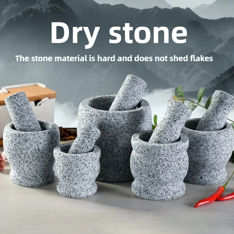 Mortar Pestle Granite - Mortier et pilon en pierre de
