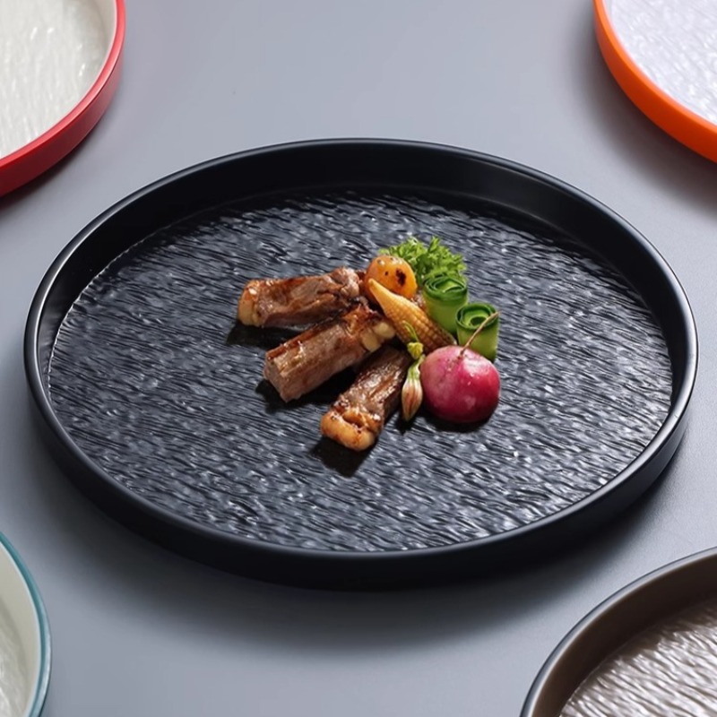Home Cooking In Japanese - Assiette à pâtes ronde moderne en