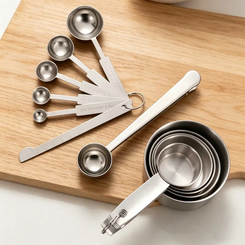 Home Cooking Supplies - Ensemble de cuillères à mesurer empilables