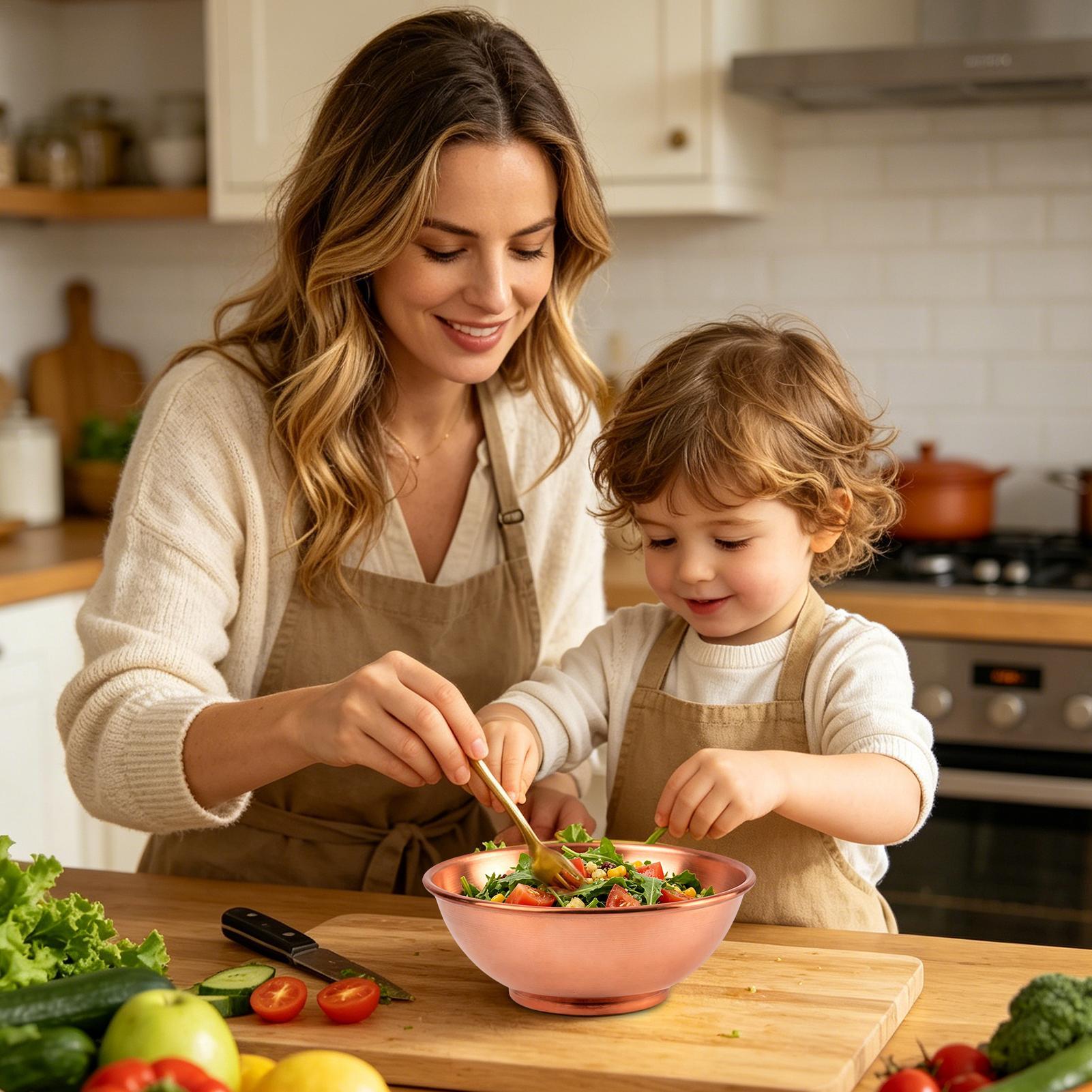 Grand saladier en cuivre pour  - Home Cooking Chef avis et prix