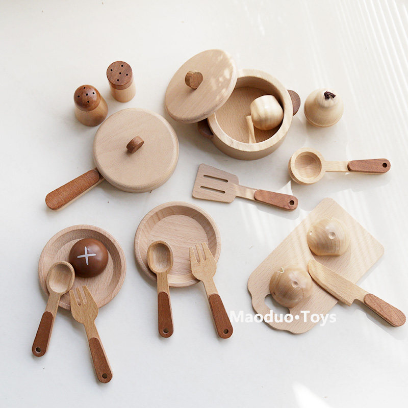 Jeu de cuisine en bois de hêtr - Home Cooking Utensil Set avis et prix