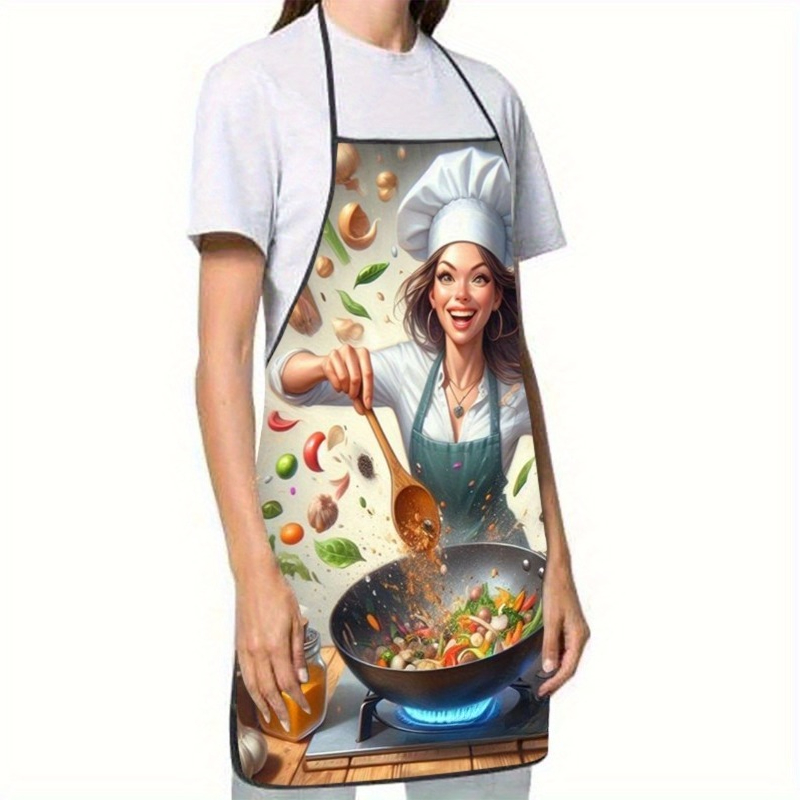 Tablier de cuisine imprimé pou - Home Cooking Chef avis et prix
