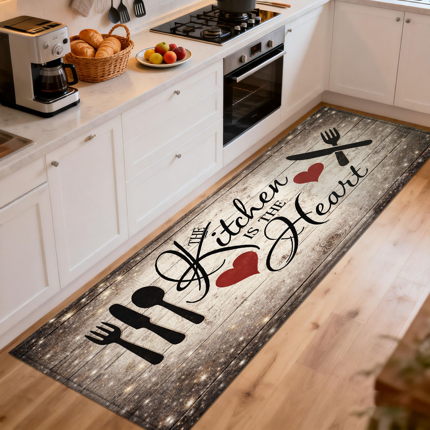 Tapis de sol rustique en bois  - Home Made Cooking Quotes avis et prix