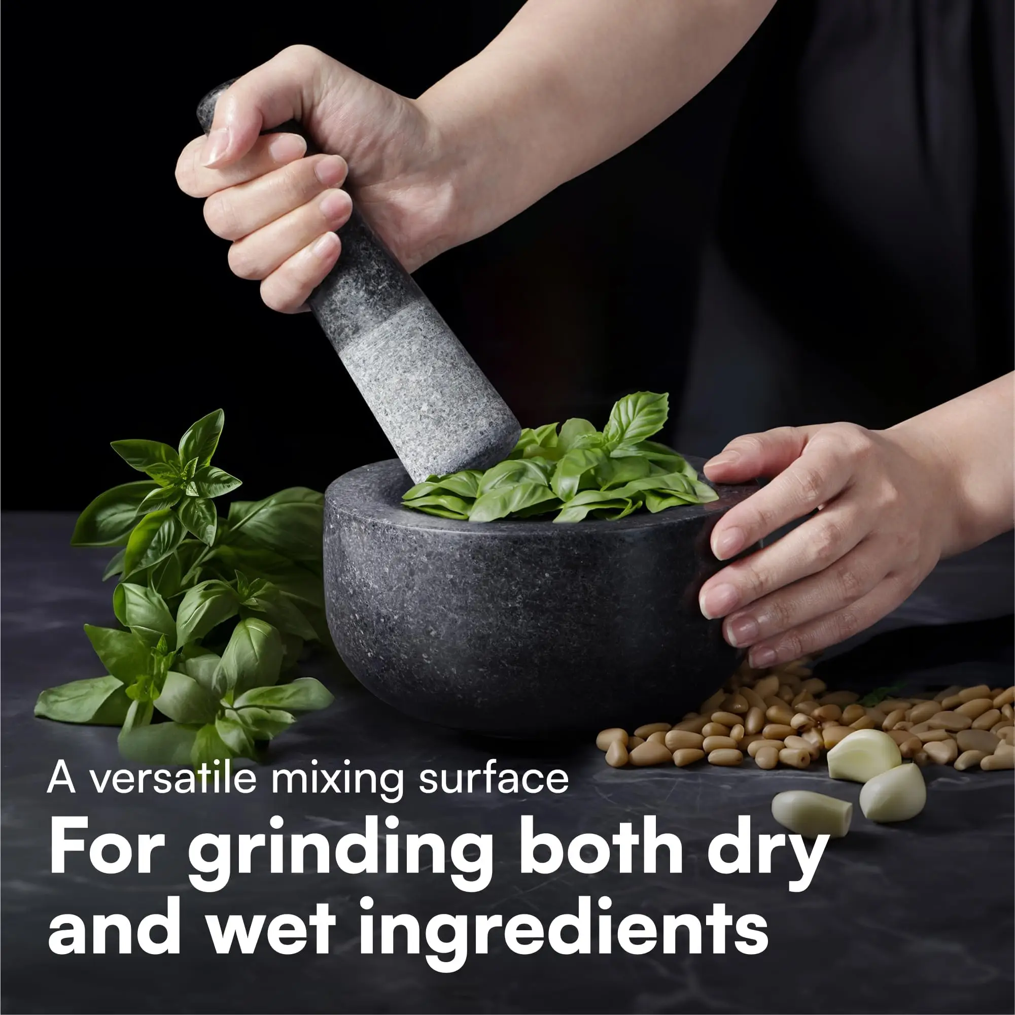 Ensemble mortier et pilon en p - Mortar Pestle Granite avis et prix