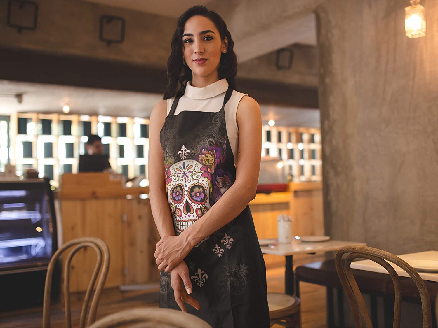 Tablier de cuisine avec crâne  - Home Cooking Chef avis et prix