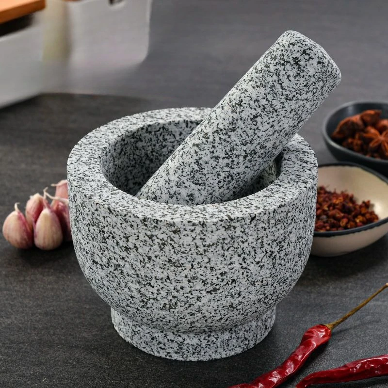 Mortier et pilon en pierre de  - Mortar Pestle Granite avis et prix