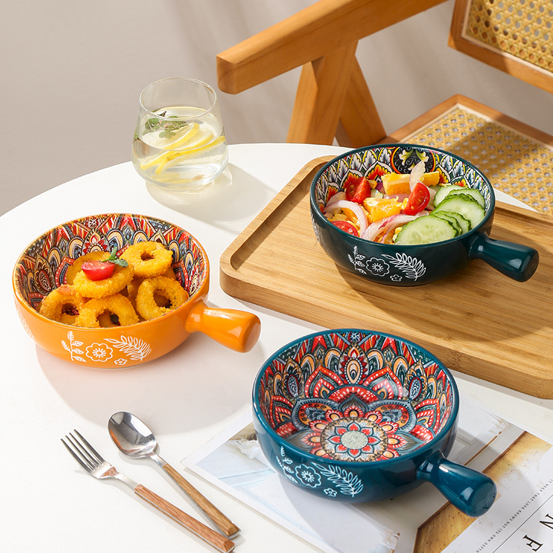 Bols en céramique à pois, bols - Home Cooking Dishes avis et prix