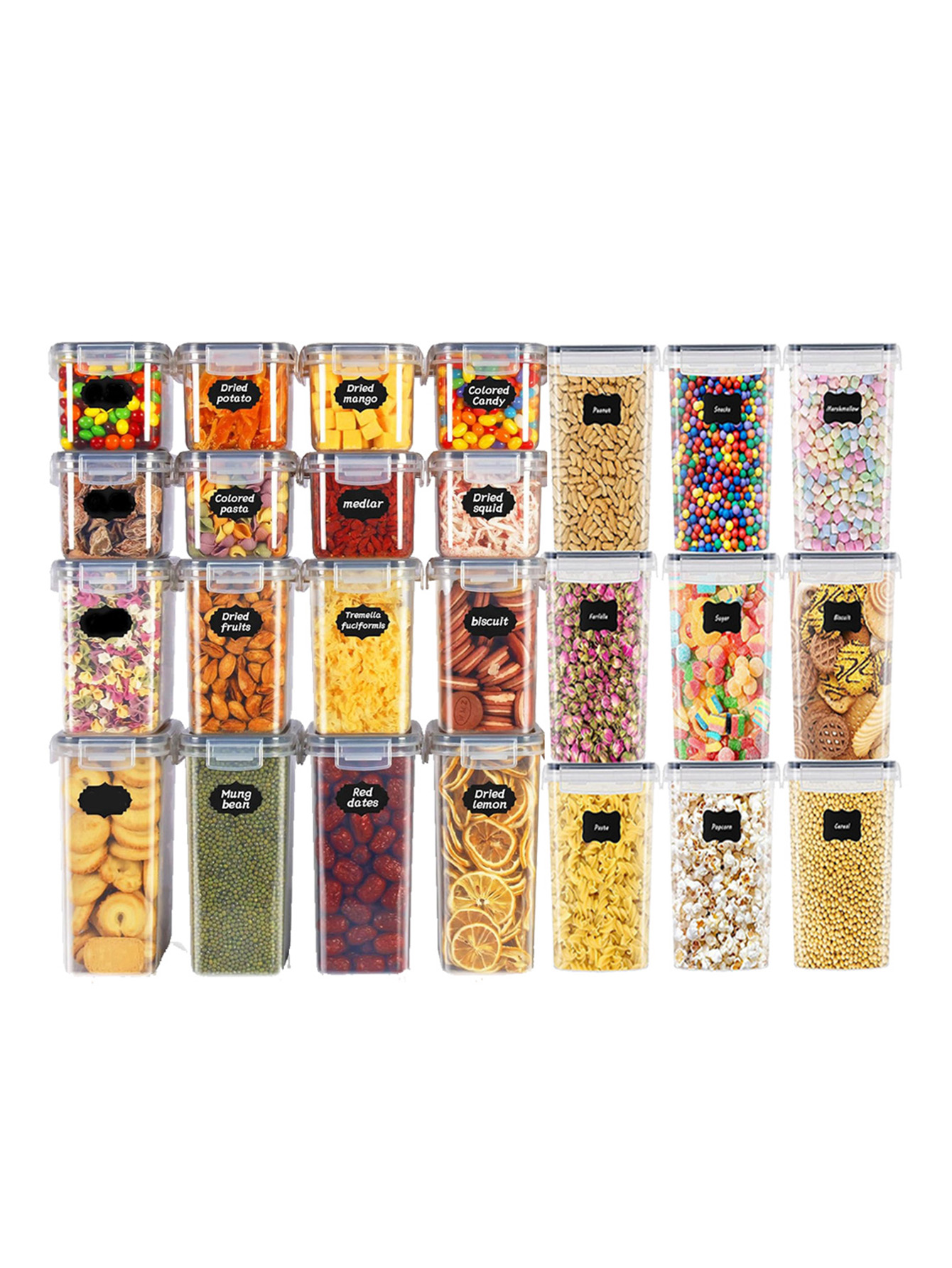 48 pièces, Contenants de stock - Home Cooking Food avis et prix