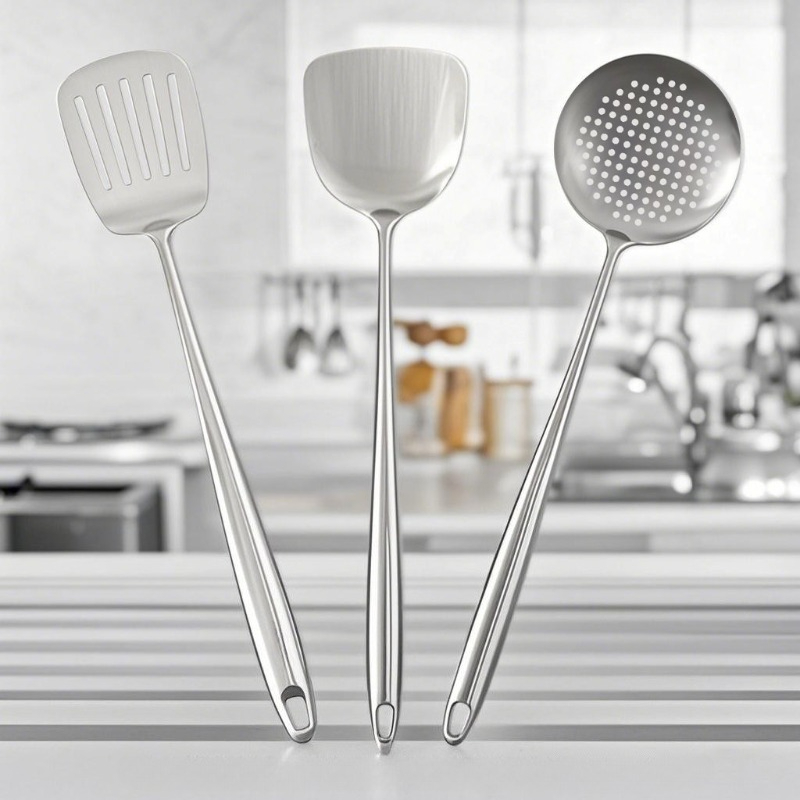Spatule de cuisine en acier in - Home Cooking Utensil Set avis et prix