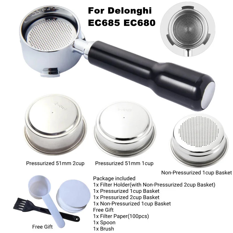 Porte-filtre à café sans fond, - Delonghi Espresso Magnifica avis et prix